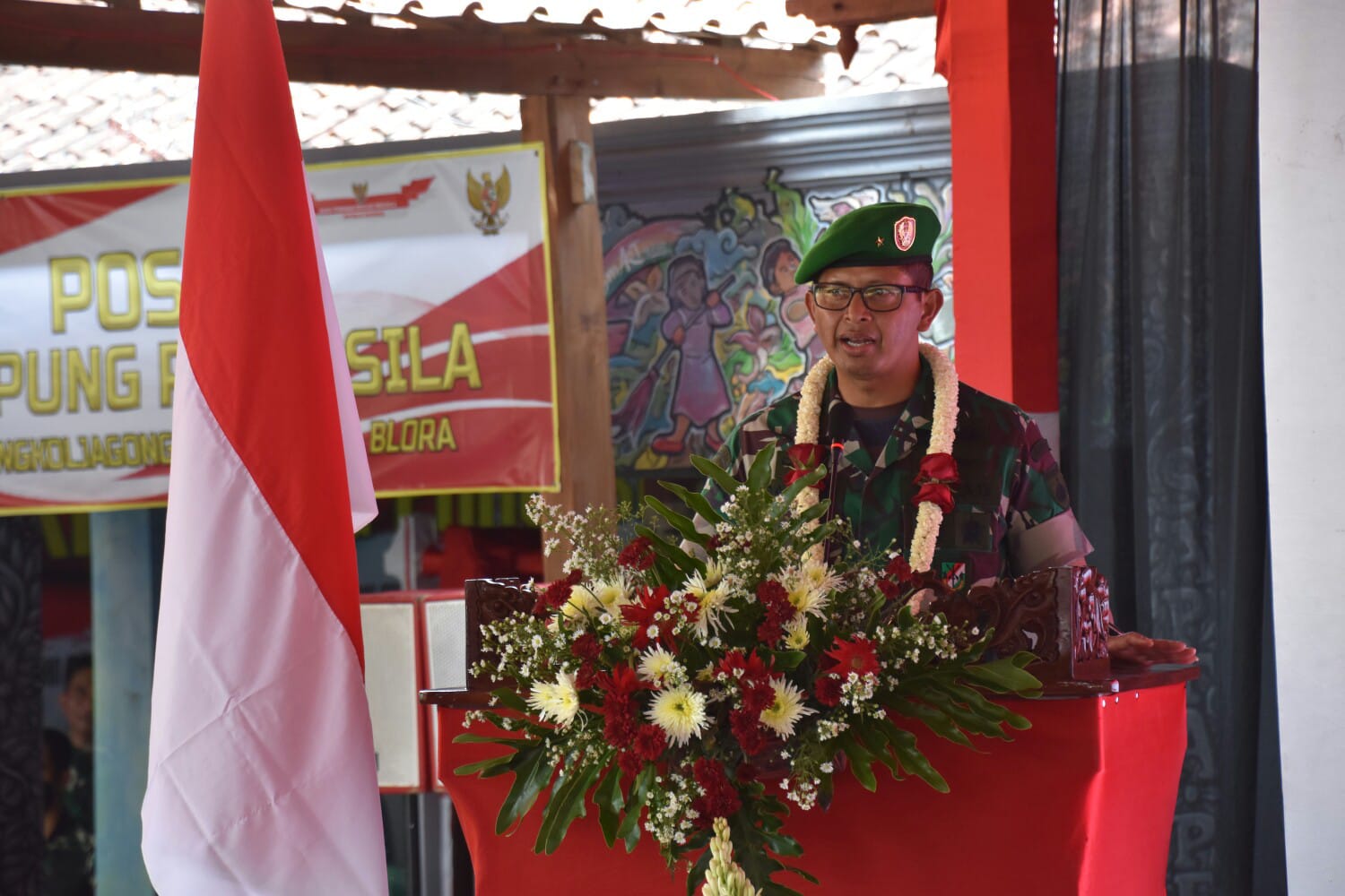 Kasdam IV/Diponegoro Brigjend TNI Parwito Canangkan Kampung Pancasila Di Blora